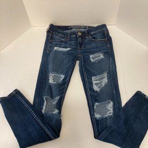 American Eagle Superlow Jegging Jeans Womens Sz 2